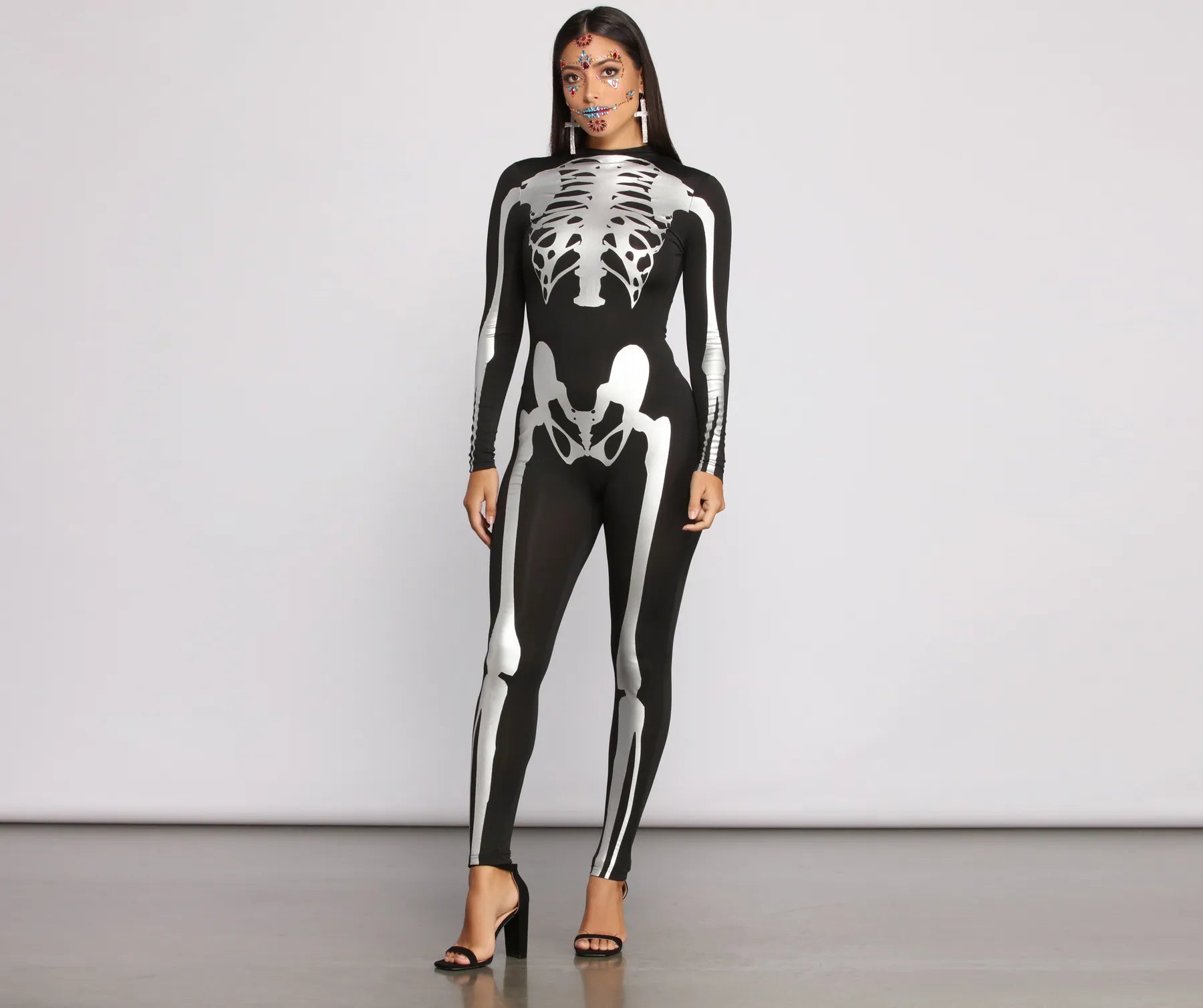 Ghoul and Glam Skeleton Face Gems - Image 3