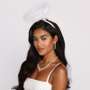 Sweet Angel Feathered Halo