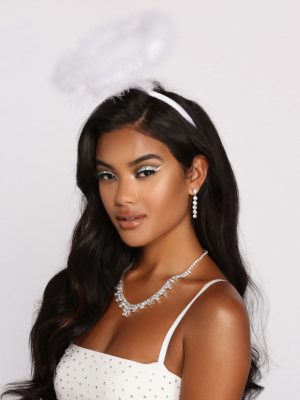 Sweet Angel Feathered Halo