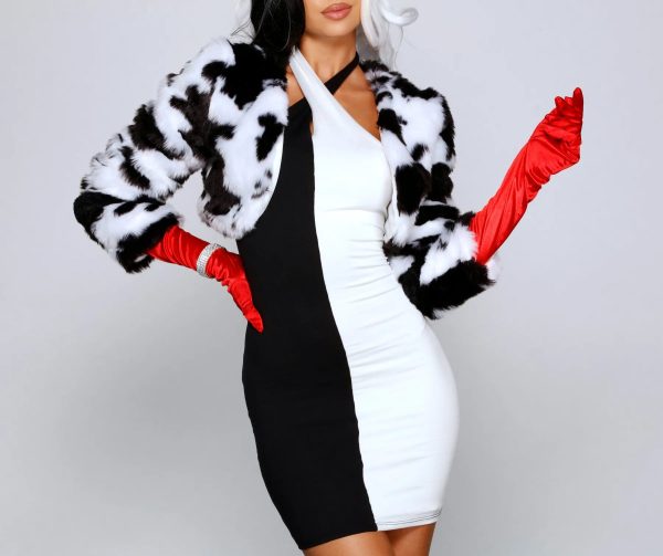 Timeless Glamour Halloween Satin Gloves - Image 6
