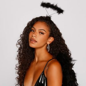 Wicked Angel Feathered Halo