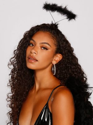 Wicked Angel Feathered Halo