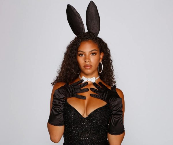 Timeless Glamour Halloween Satin Gloves - Image 9
