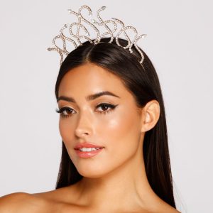 Snake Queen Rhinestone Headband