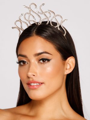 Snake Queen Rhinestone Headband