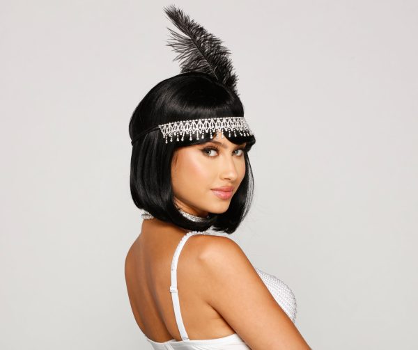 Short Bob With Bangs Halloween Wig - Image 2