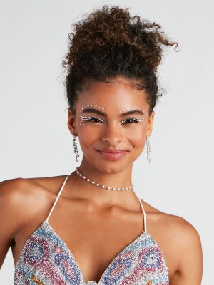 Magical Sparkle Mini Eye And Face Gemstones