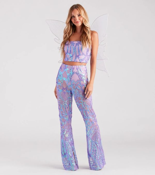 Butterfly Magic Mesh Glitter Wings - Image 2
