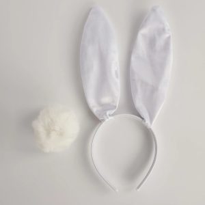 Bunny Idol Satin Ears And Tail Set