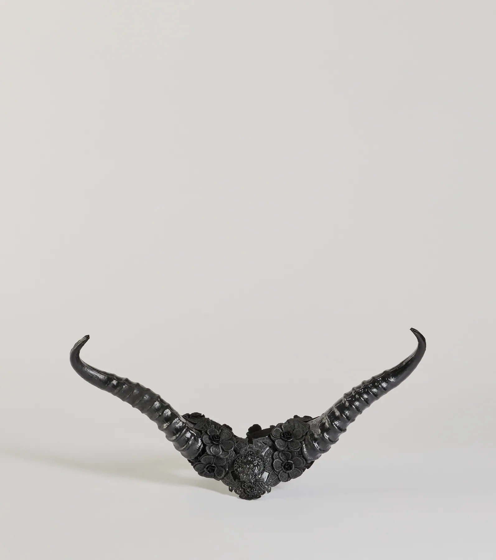 Evil Queen Floral Horn Headband - Image 2