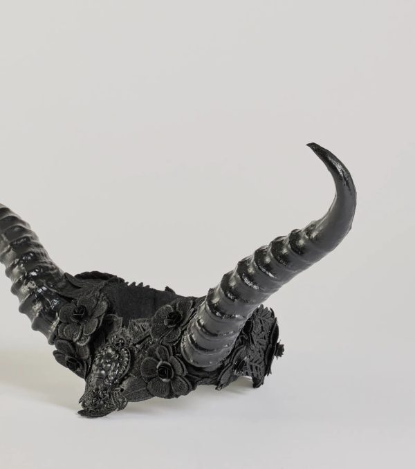 Evil Queen Floral Horn Headband - Image 3