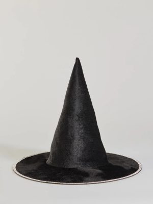 Hexed Beauty Velvet Rhinestone Witch Hat