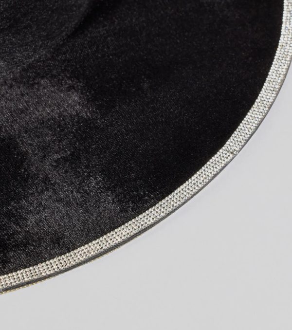 Hexed Beauty Velvet Rhinestone Witch Hat - Image 3