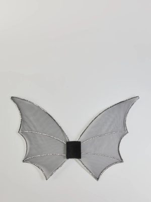 Cursed Fairy Rhinestone Mesh Wings