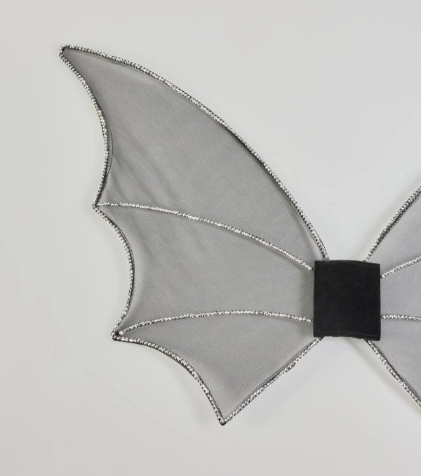 Cursed Fairy Rhinestone Mesh Wings - Image 2