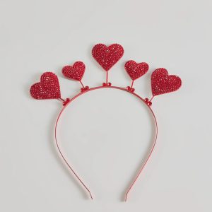 Cupid Cutie Rhinestone Heart Headband