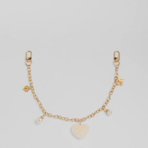 Heart And Charm Bag Chain