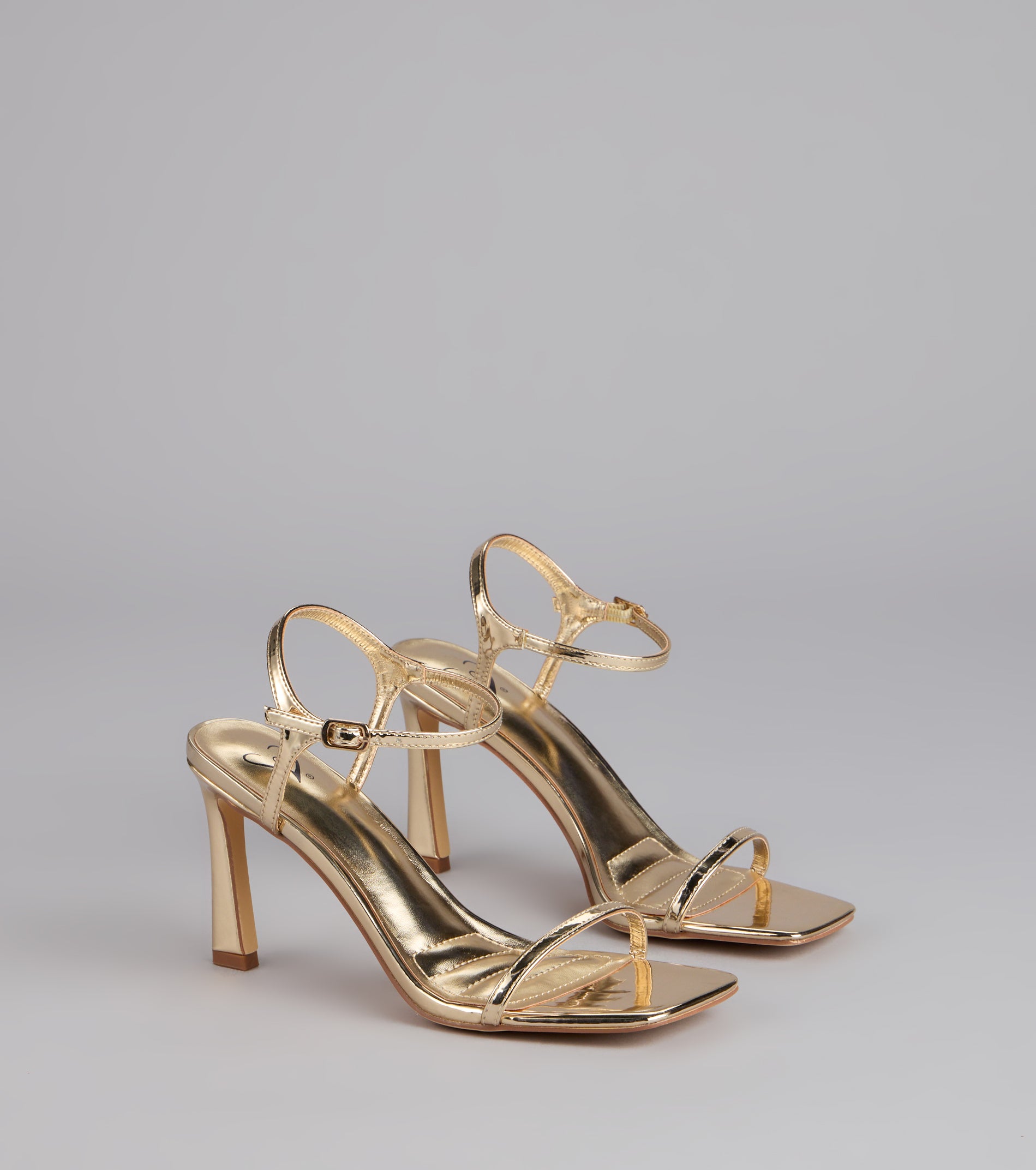 Style Pop Square Toe Nubuck Stiletto Heels - Image 9