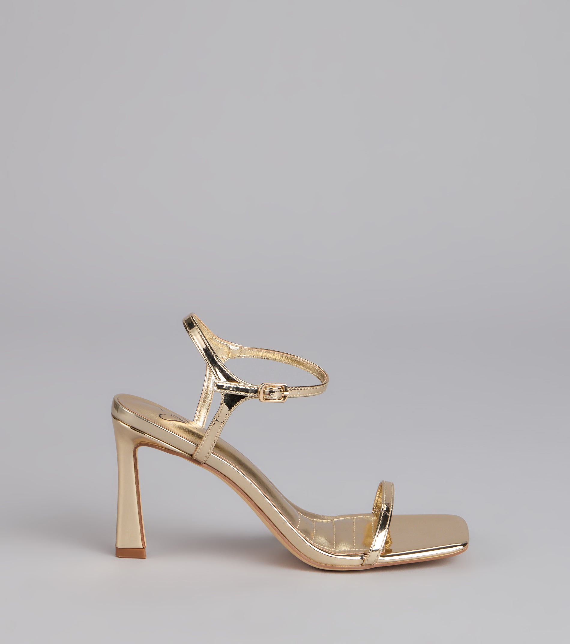 Style Pop Square Toe Nubuck Stiletto Heels - Image 10
