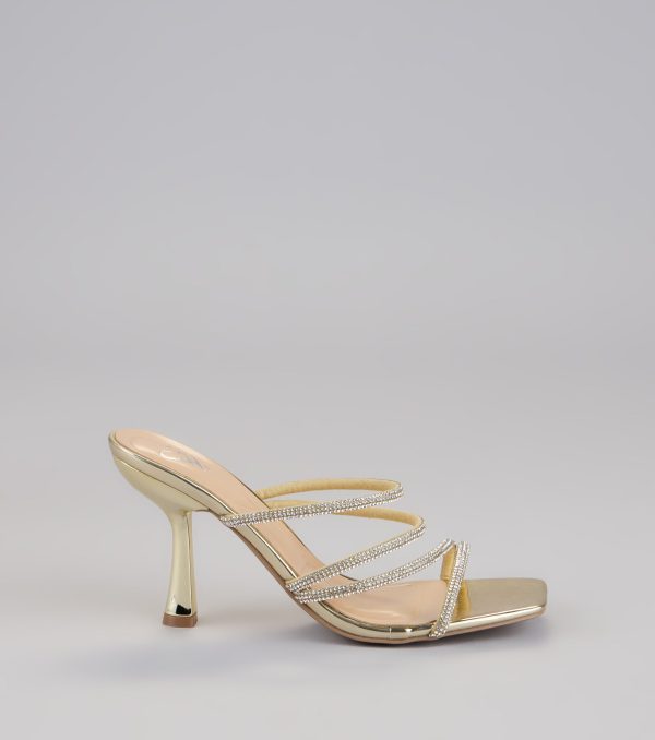 All That Glitters Rhinestone Mules - Image 2