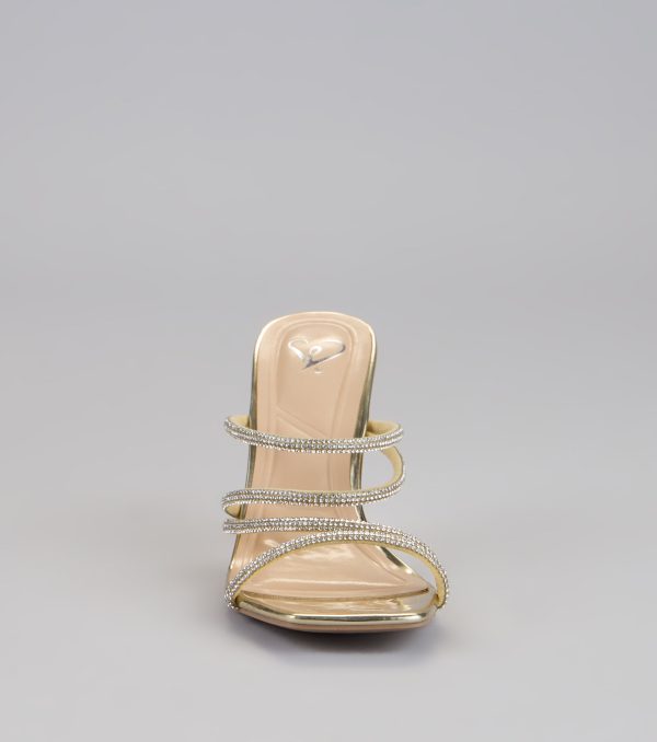 All That Glitters Rhinestone Mules - Image 3