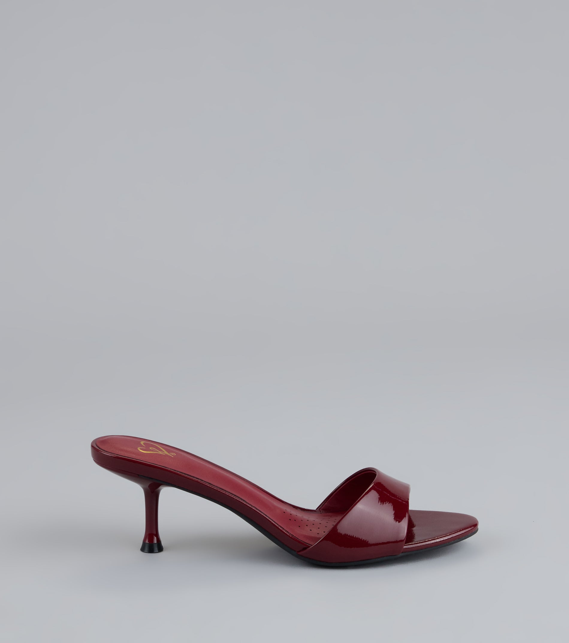Own the Moment Patent Heeled Mules - Image 3
