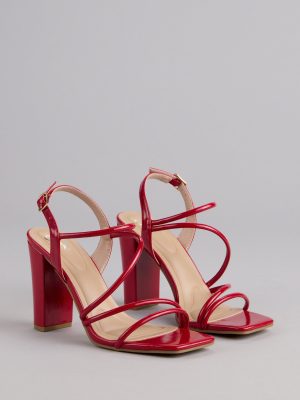 Serving Drama Strappy Block Heels