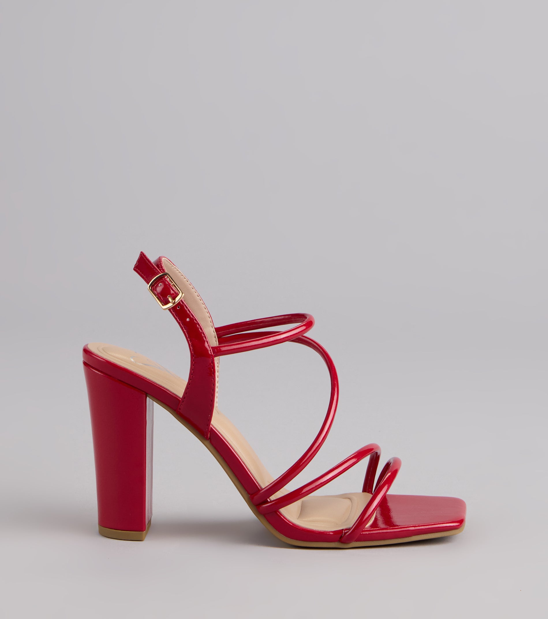 Serving Drama Strappy Block Heels - Image 2