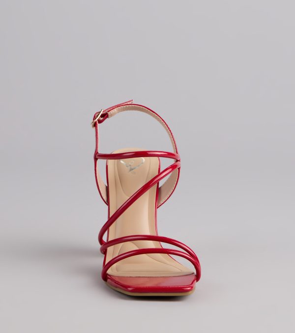 Serving Drama Strappy Block Heels - Image 3