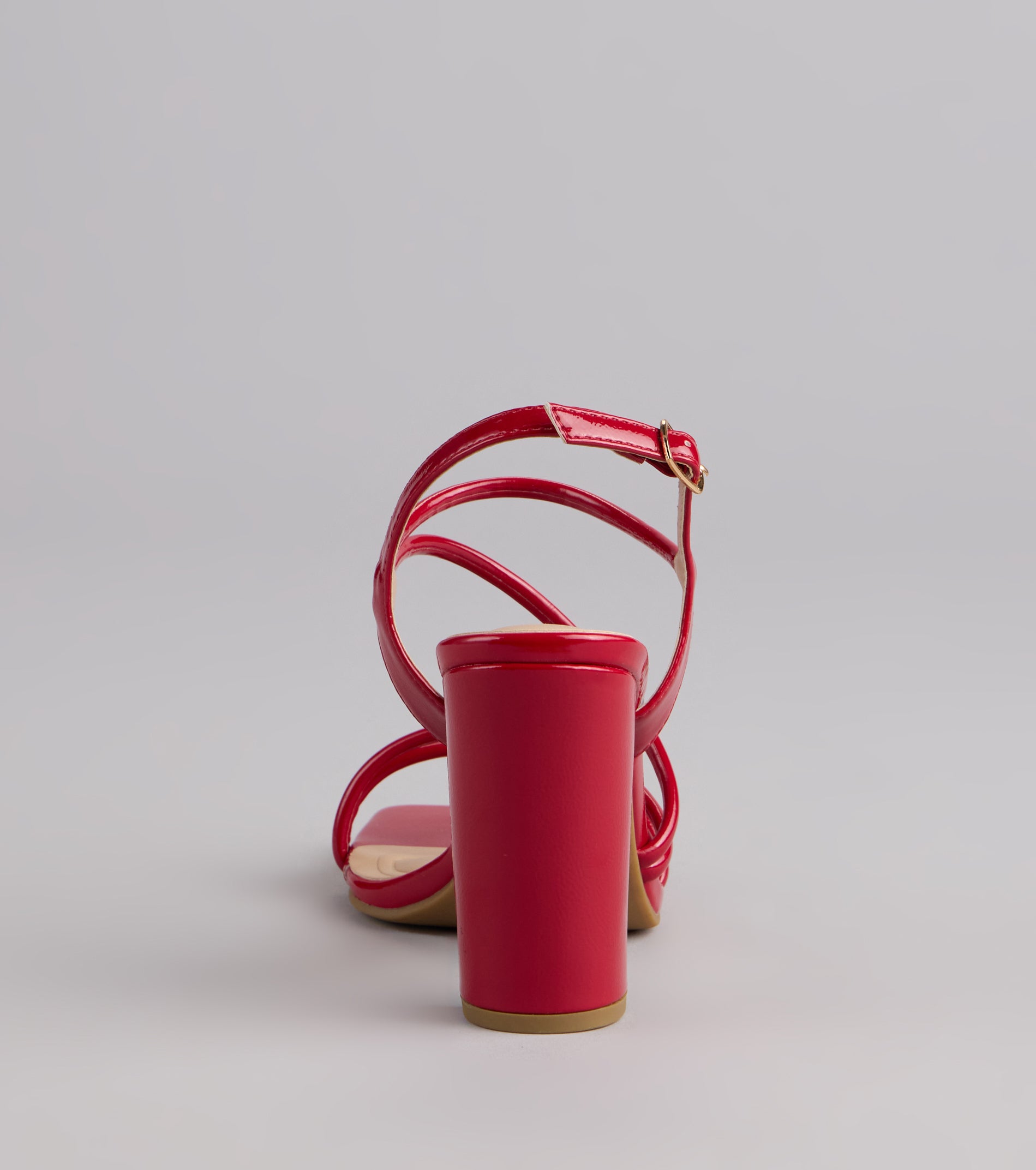Serving Drama Strappy Block Heels - Image 4