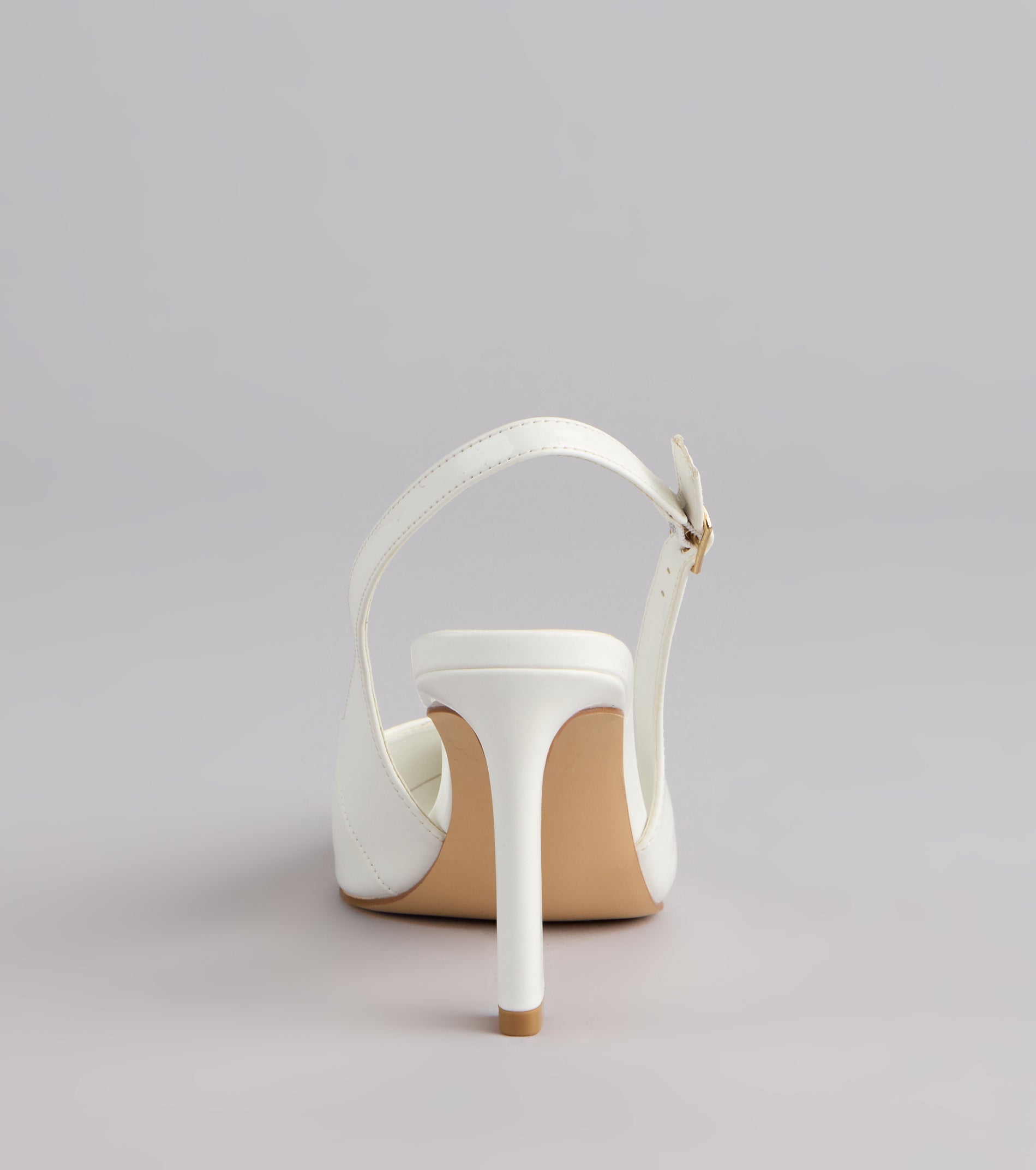 Polished And Powerful Slingback Stiletto Heels - Image 4