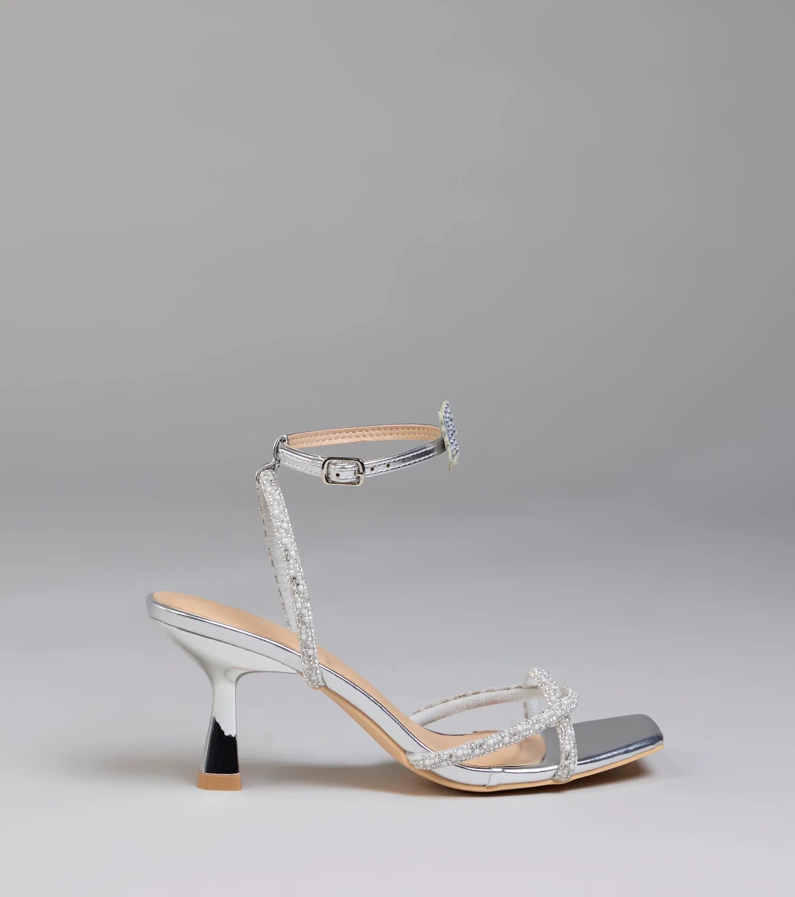 Fab Icon Butterfly Rhinestone Stiletto Heels - Image 2