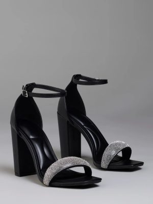 Royal Treatment Rhinestone Block Heels