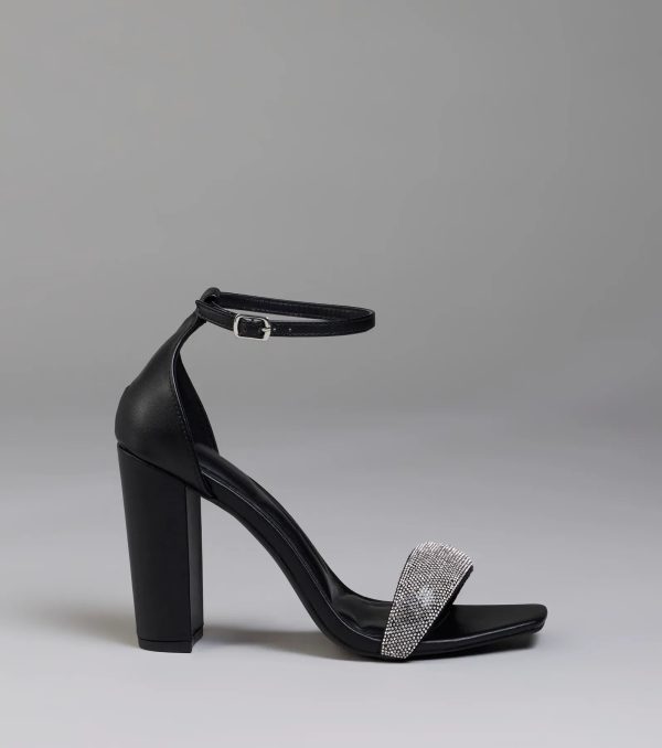 Royal Treatment Rhinestone Block Heels - Image 2