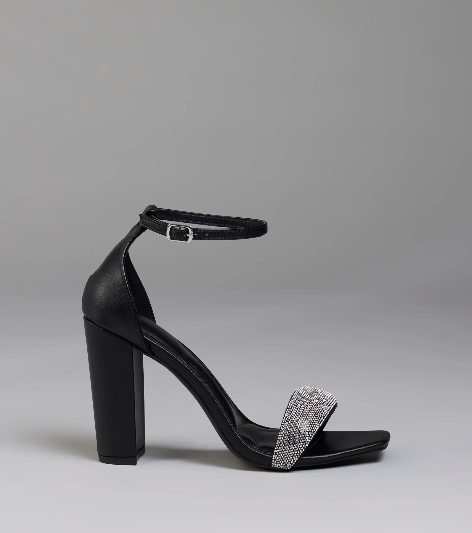 Royal Treatment Rhinestone Block Heels - Image 2