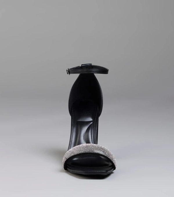 Royal Treatment Rhinestone Block Heels - Image 3