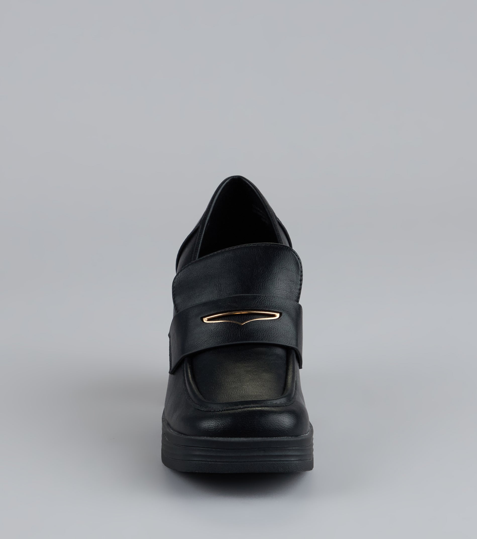 Elevated Chic Platform Loafers - Image 3