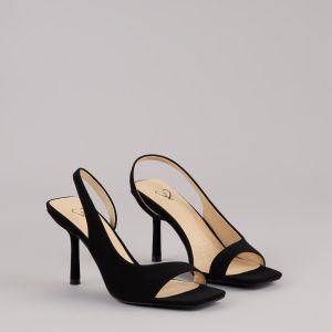 Strut Ready Sling-Back Stiletto Pumps
