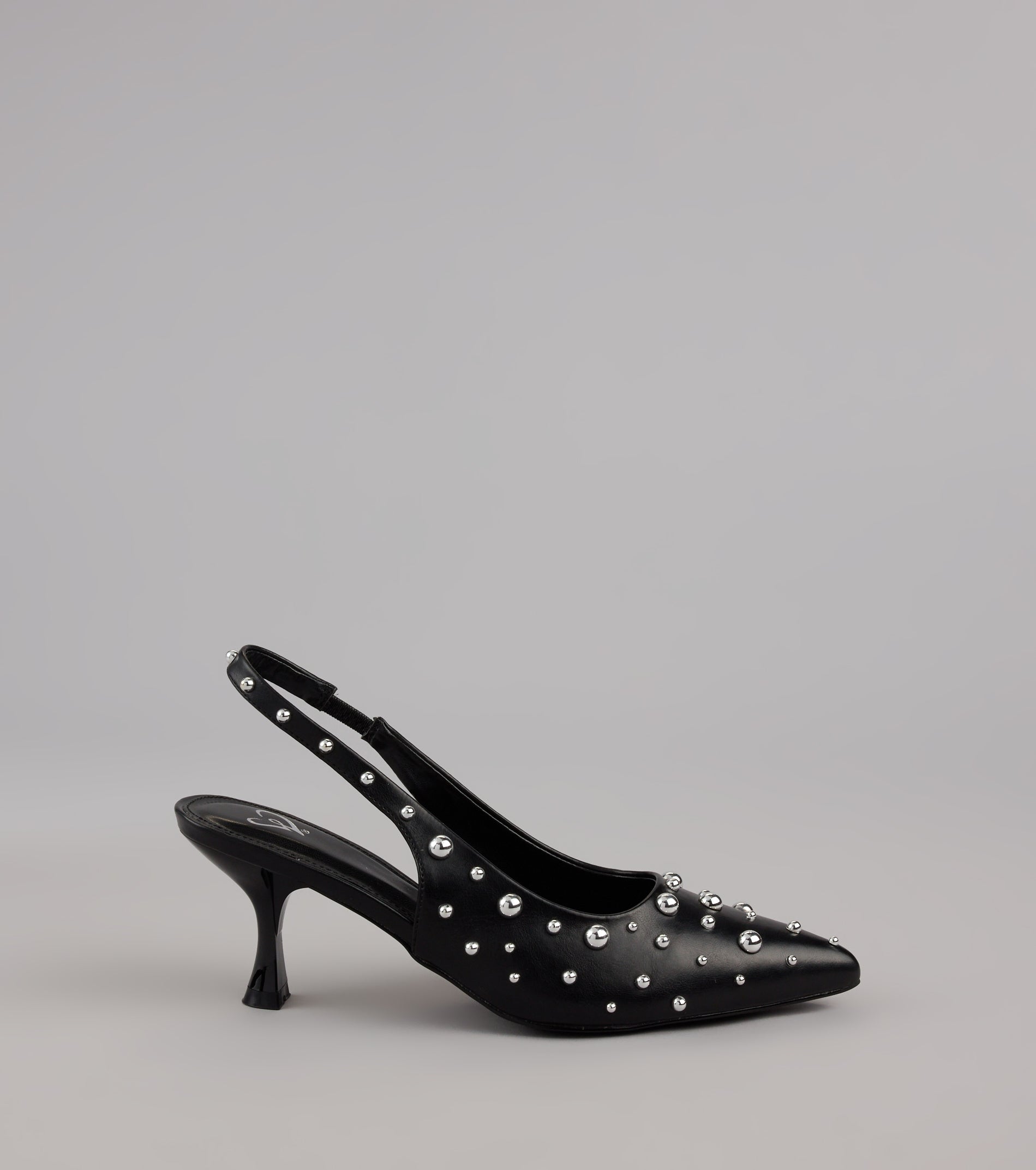 Edge Play Studded Slingback Pumps - Image 2