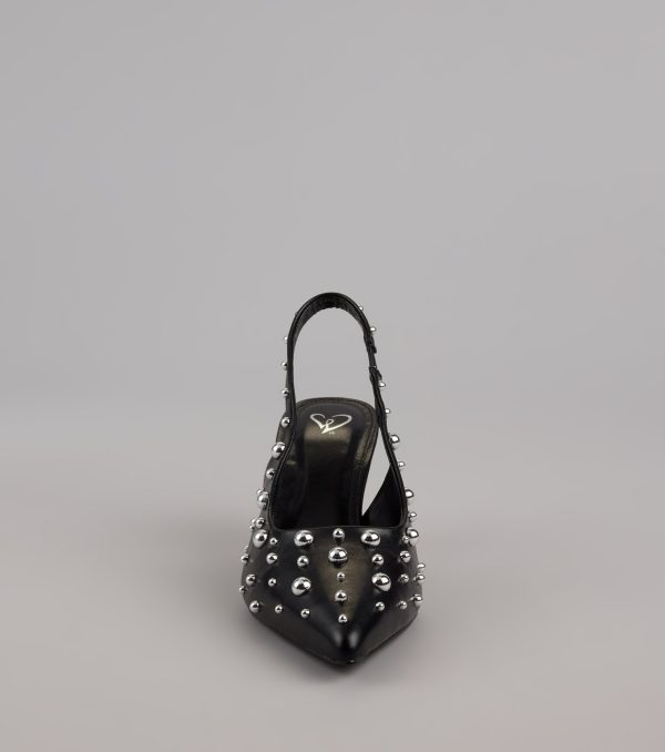 Edge Play Studded Slingback Pumps - Image 3