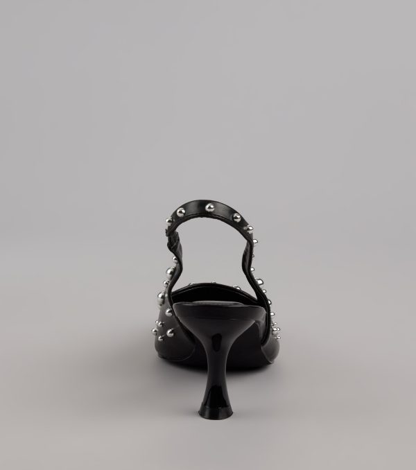 Edge Play Studded Slingback Pumps - Image 4