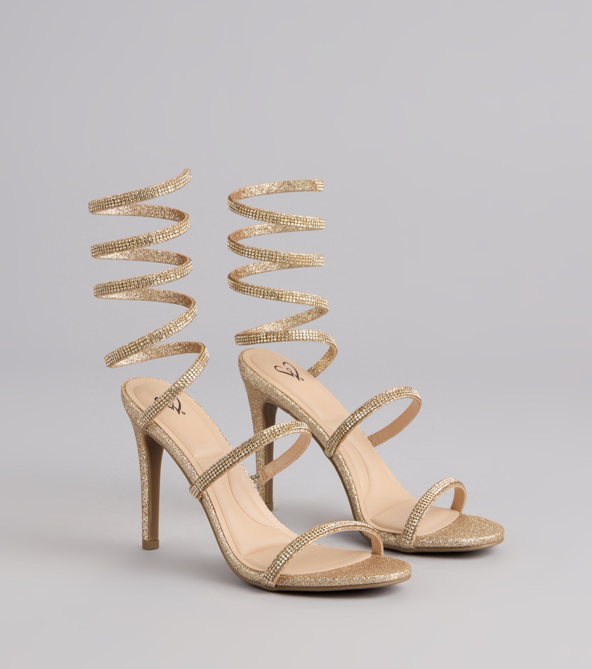 Glow Getter Rhinestone Stiletto Heels - Image 5