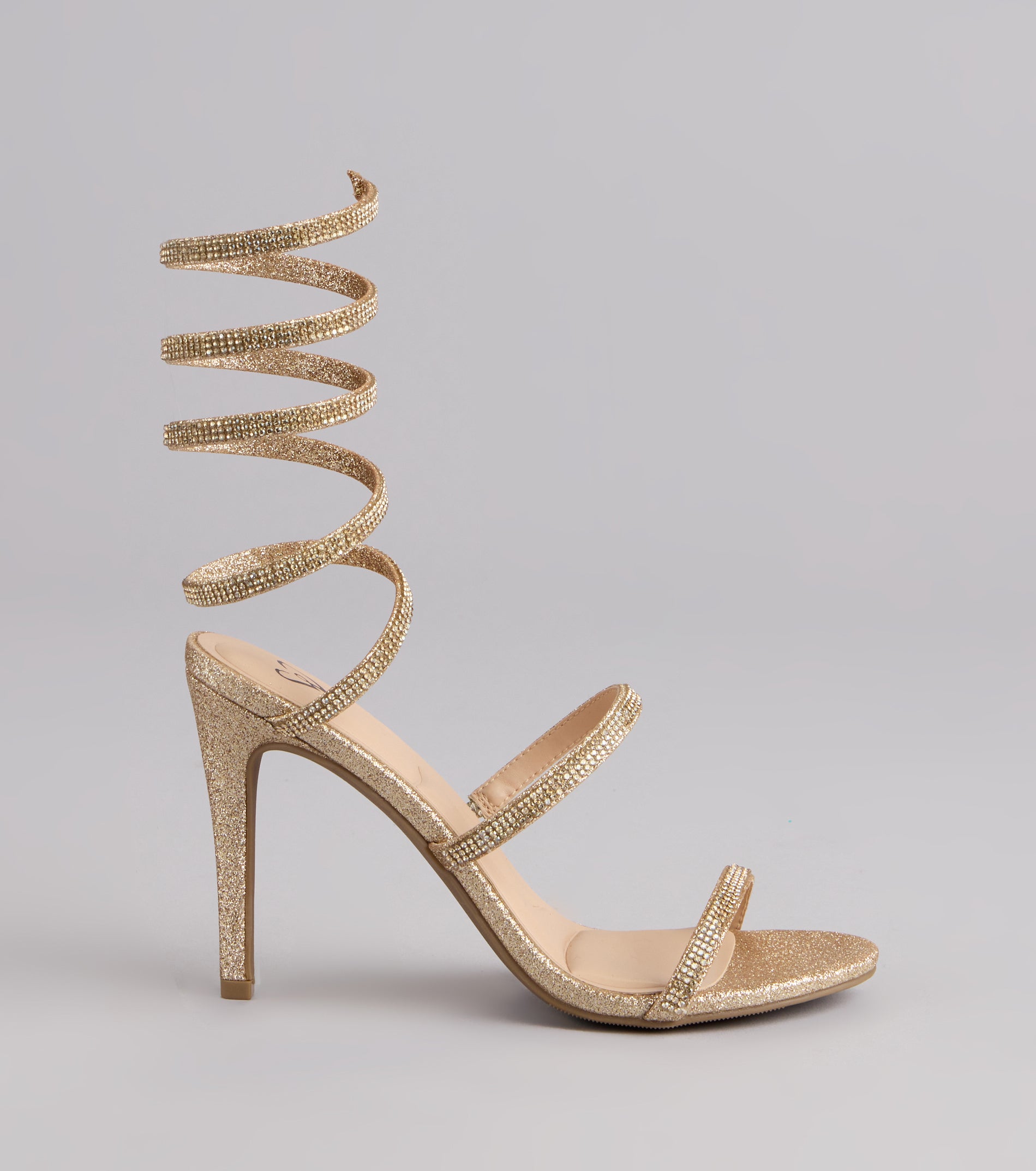 Glow Getter Rhinestone Stiletto Heels - Image 6