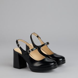 Retro Revival Faux Leather Mary Janes