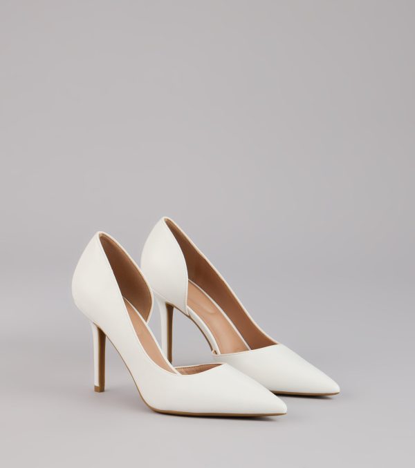 Simply Polished Cutout Stiletto Pumps
