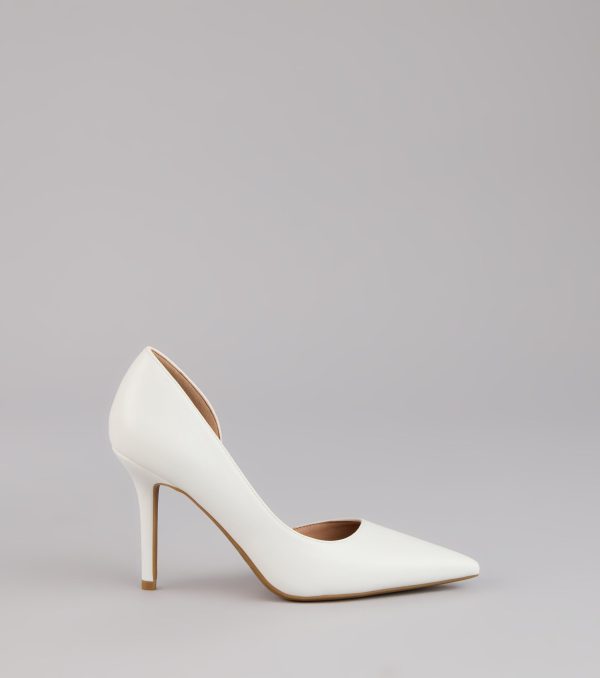 Simply Polished Cutout Stiletto Pumps - Image 2