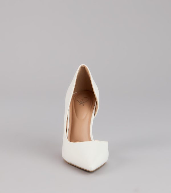 Simply Polished Cutout Stiletto Pumps - Image 3