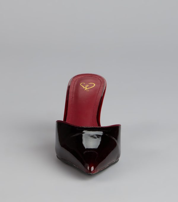 Polished Intent Patent Mules - Image 4