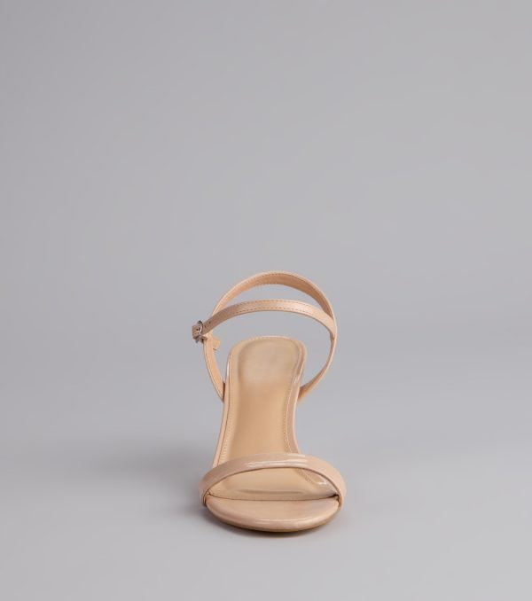 Sleek And Simple Patent Kitten Heels - Image 3