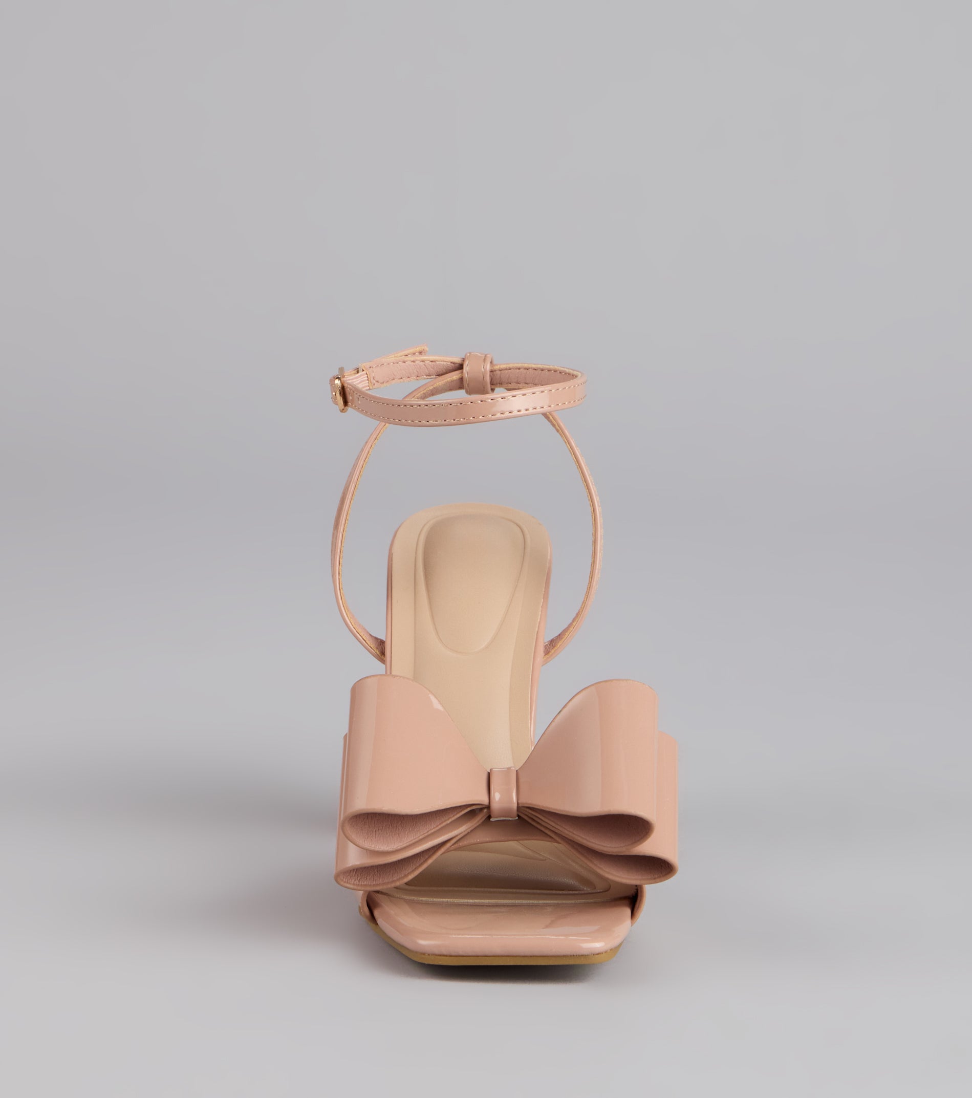 Make A Statement Bow Block Heels - Image 11